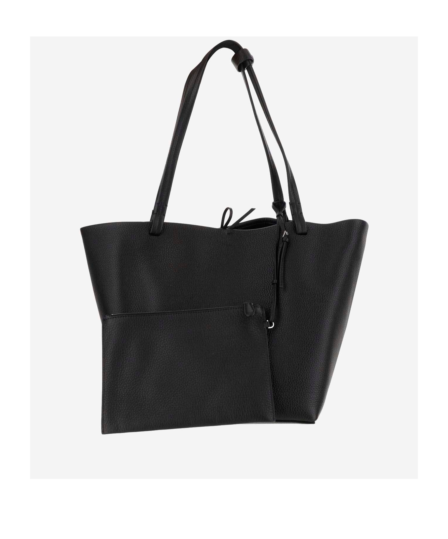 The Row Logo Shoulder Bag In Black