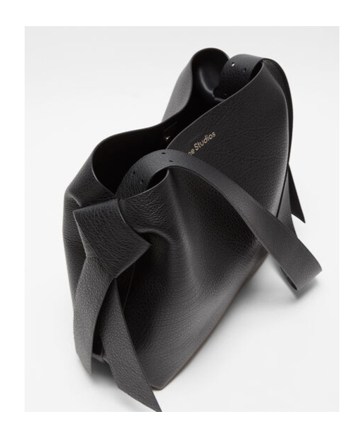 Shop Acne Studios Midi Musubi Shoulder Bag In Black