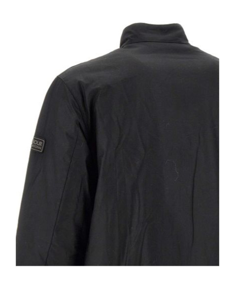 Shop Barbour Buttoned Long-sleeved Jacket In Black