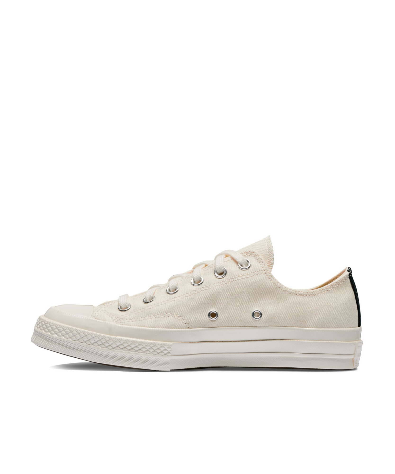 Comme Des Garçons Play Single Heart Chuck 70 Sneakers In White