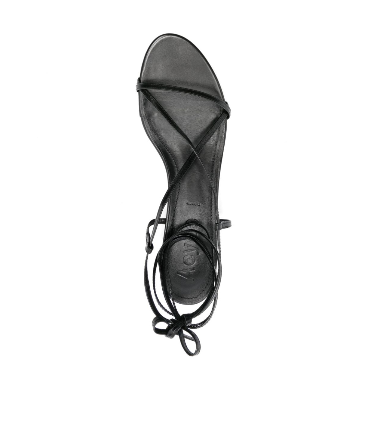 Aeyde Paige Nappa Leather Sandals In Black