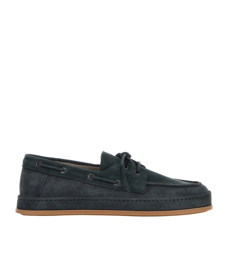 Hogan Round-head Casual Shoes In Black