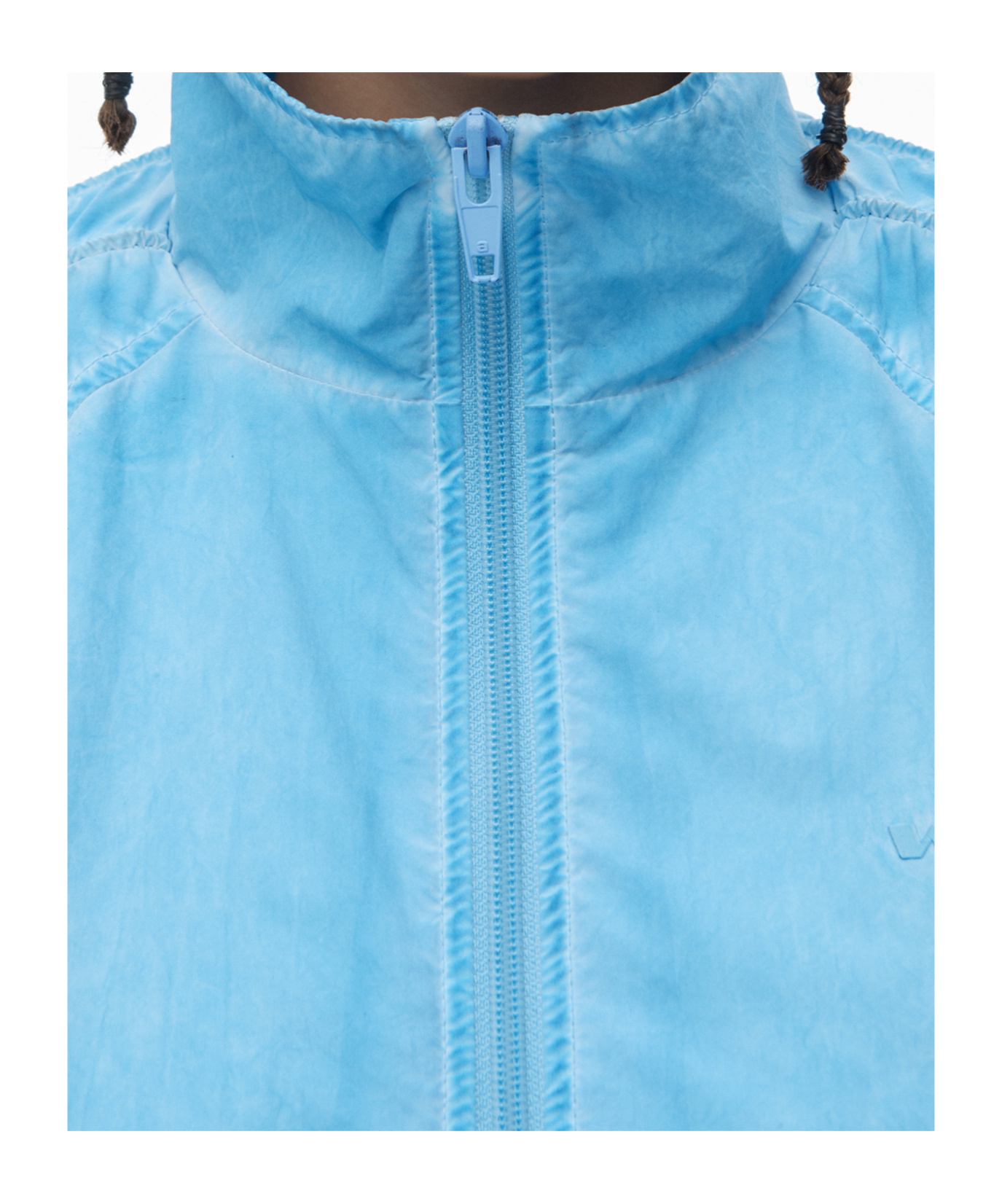 Alexander Wang Ruched Track Jacket In Blue