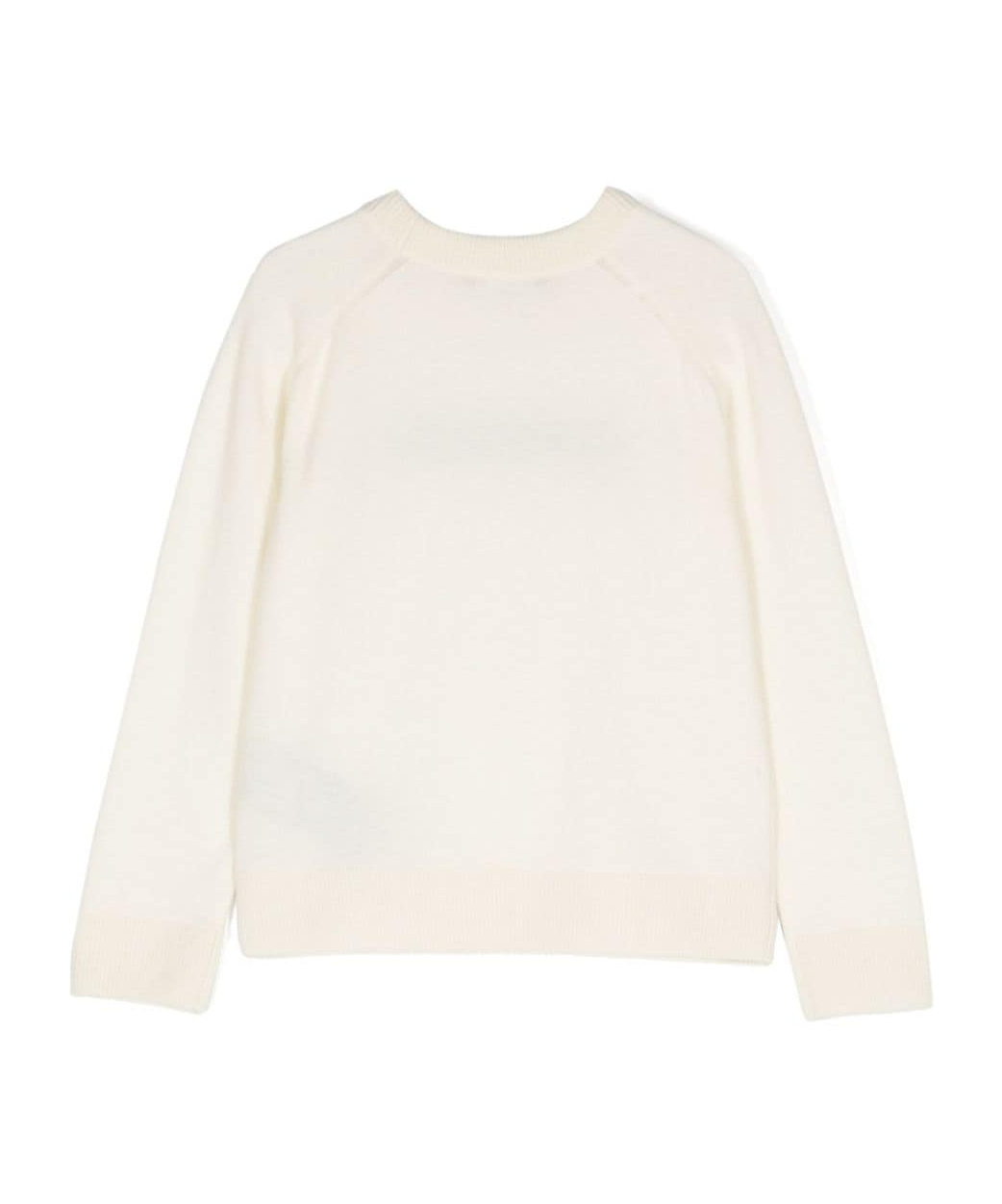 Balmain Jacquard-logo Knitted Jumper In White