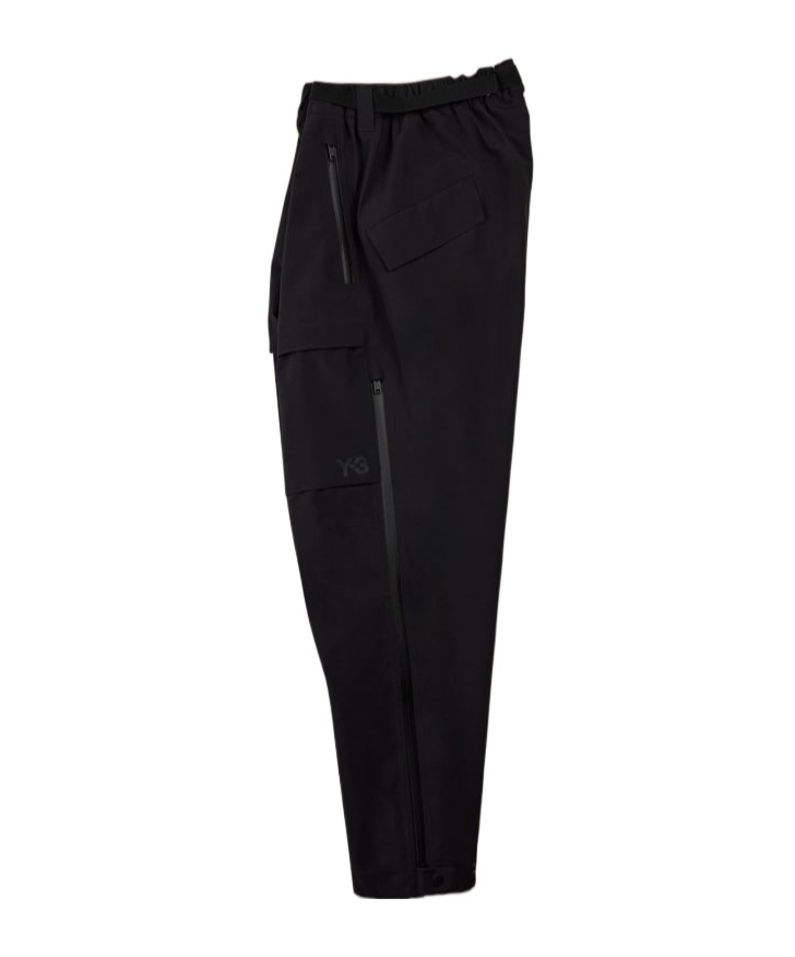 Y-3 X Adidas Gore-tex Hardshell Cargo Track Pants In Black