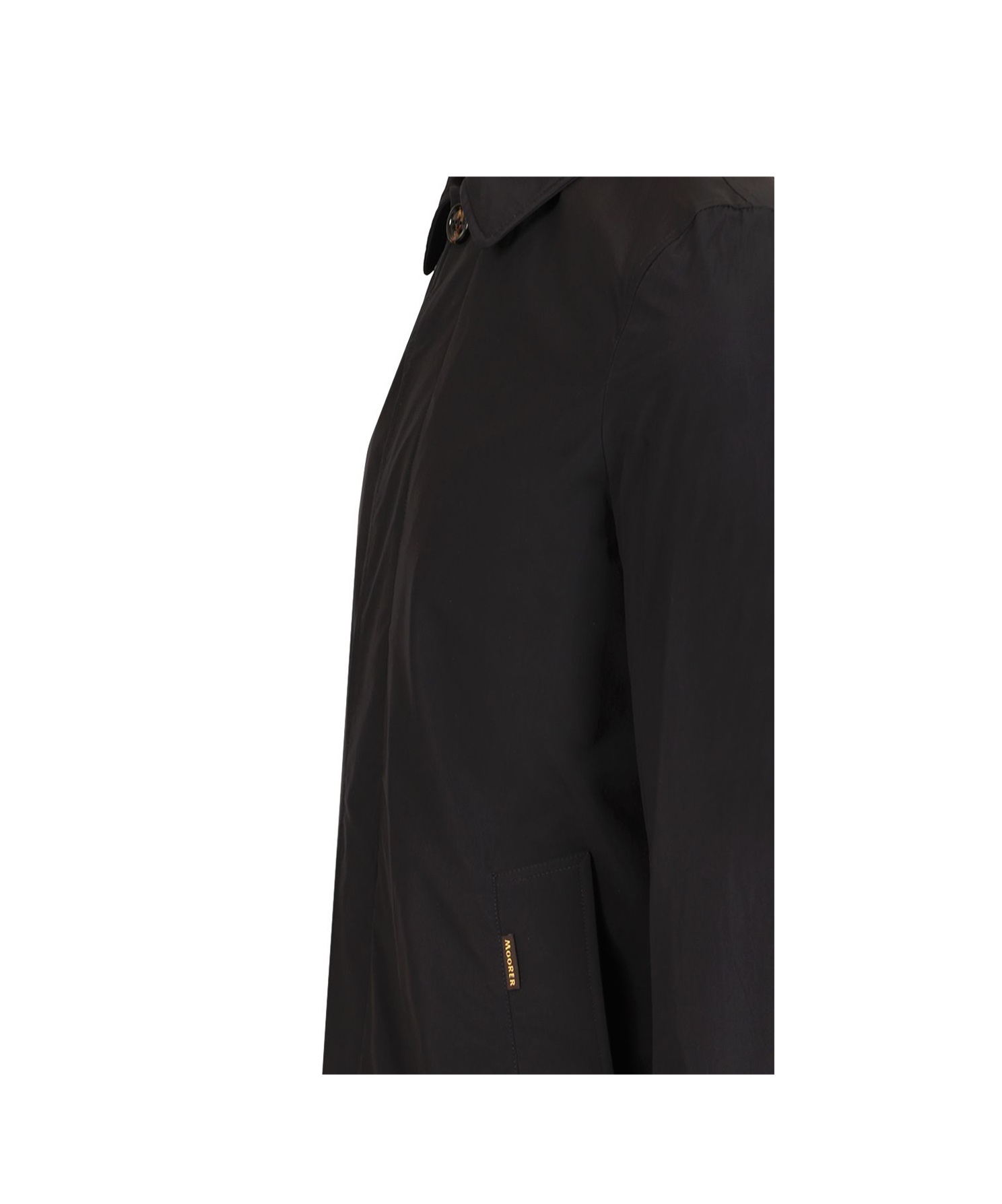 Moorer 'vittor-k' Jacket Cuff Buttons Front Pockets In Black