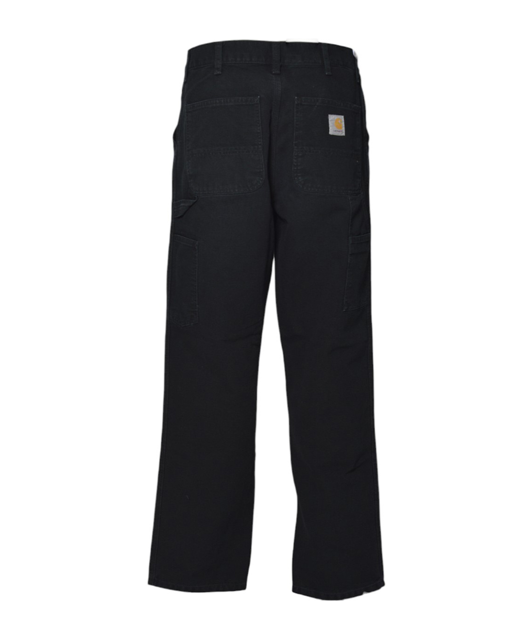 Carhartt Denim Trousers With Belt Loops In Black