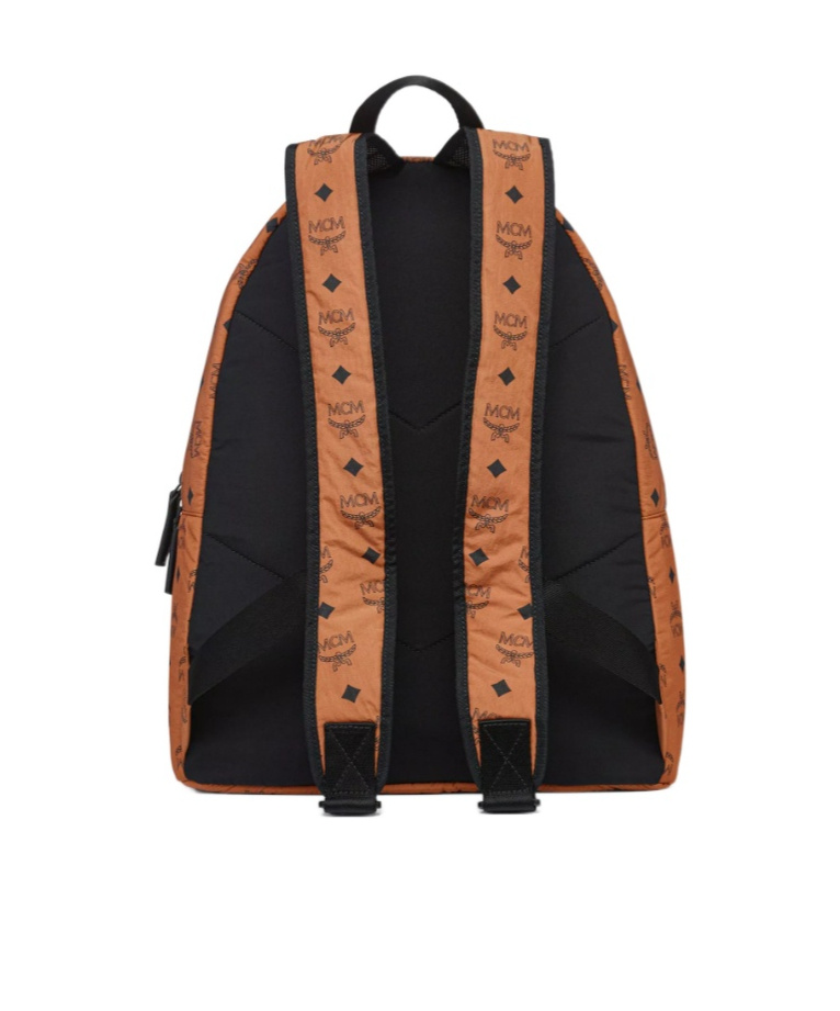 Mcm Stark Packable Backpack In Monogram Nylon