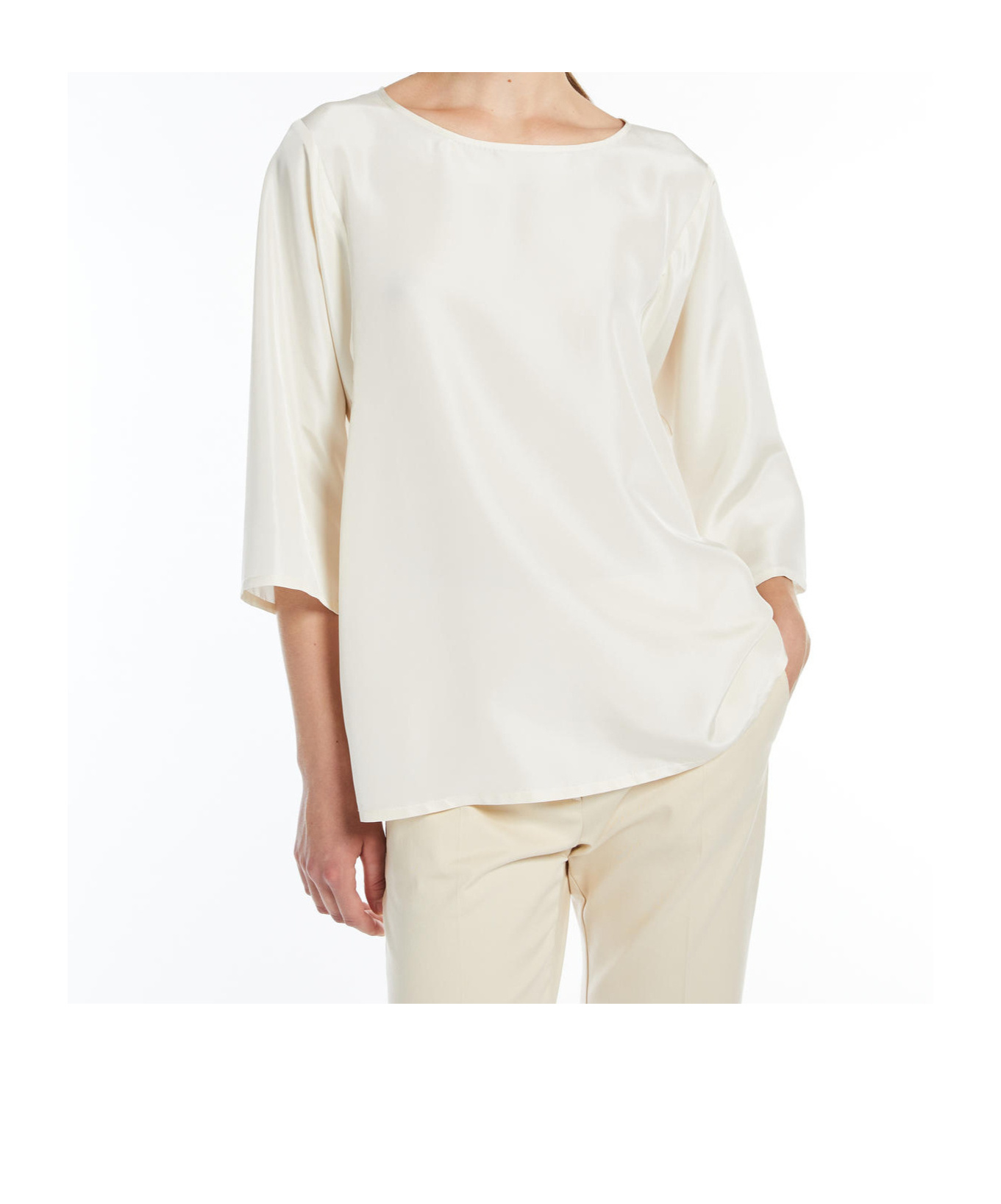 Weekend Max Mara Womens White Livorno Embroidered-sleeve Cotton-jersey T-shirt In White