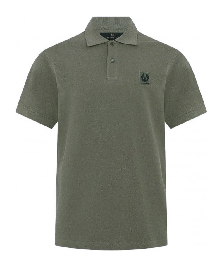 Belstaff Short-sleeved Polo Shirt In Green