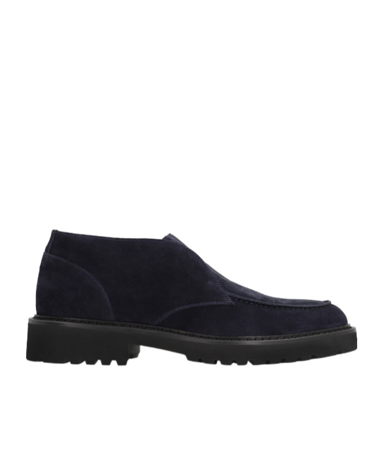 Doucal's Adler Chukka Boot With Suede Upper In Blue