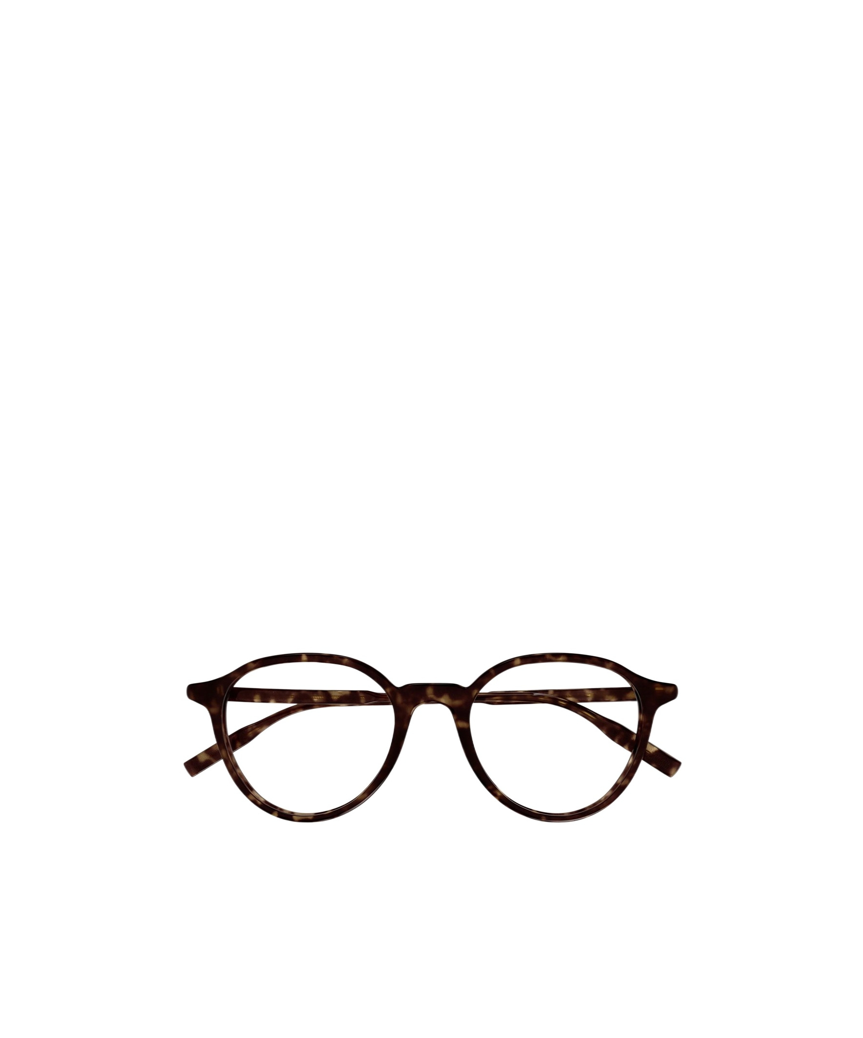 Montblanc Round Frame Glasses In Brown