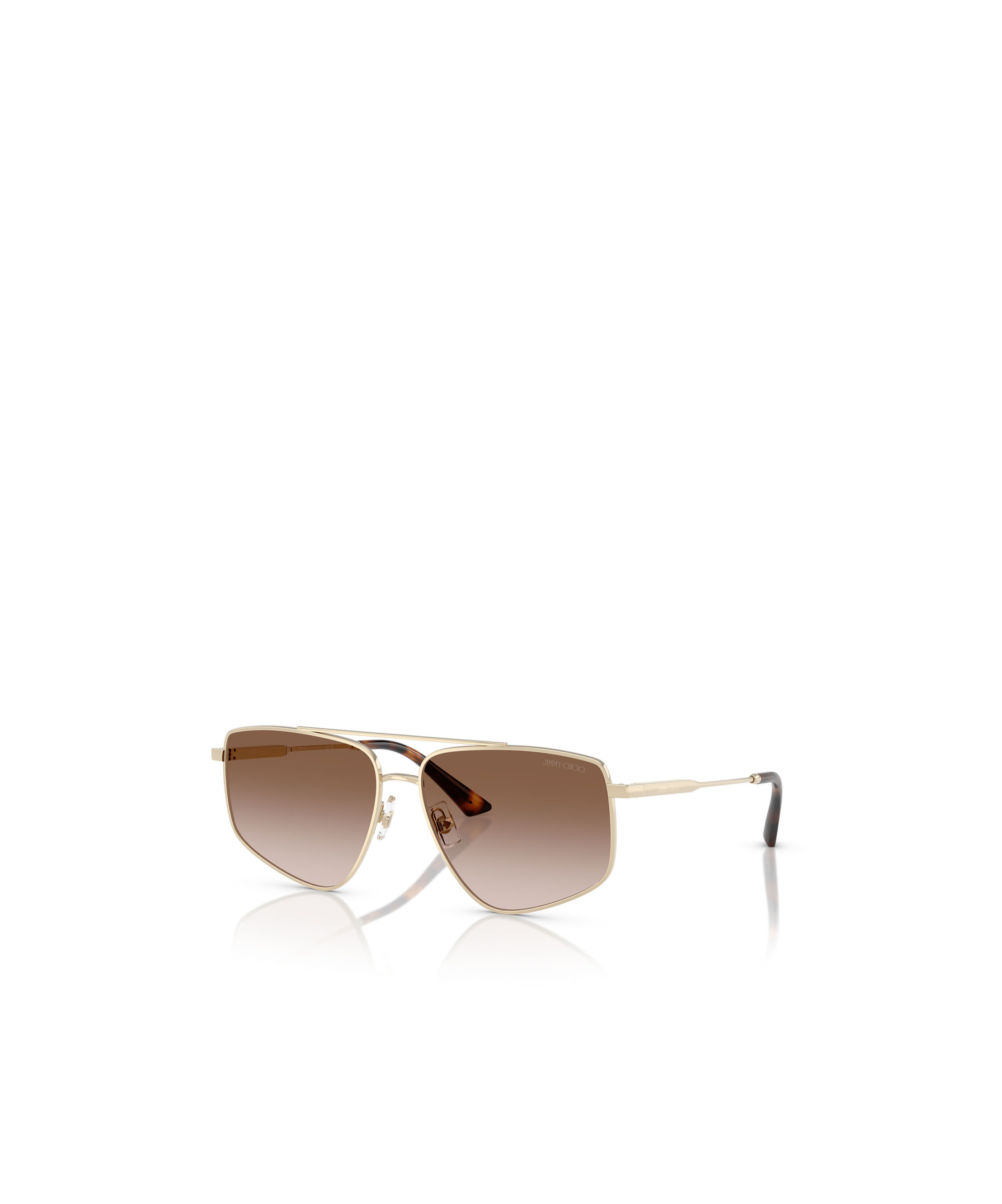 Jimmy Choo Eyewear Navigator Frame Sunglasses In Brown