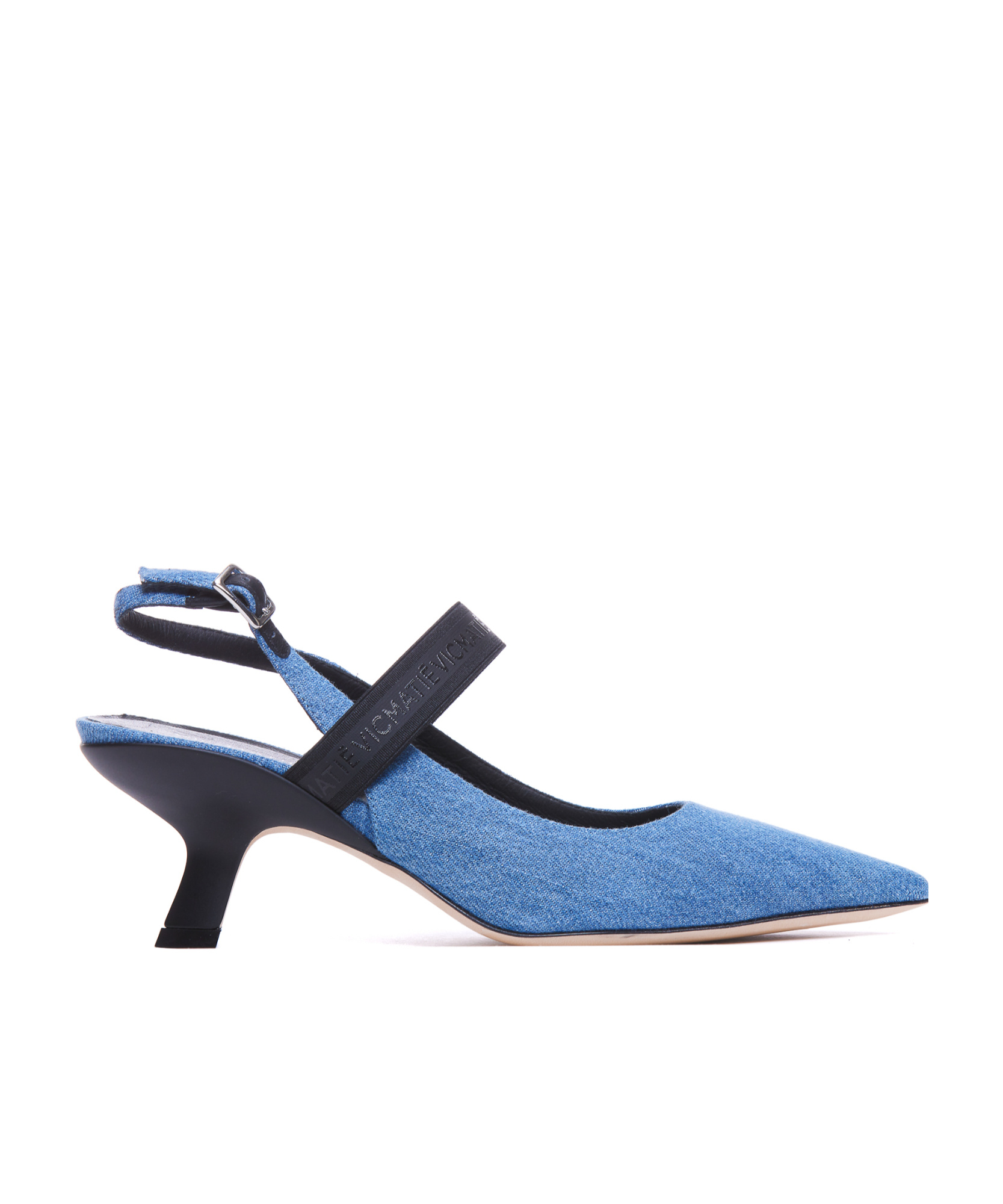 Shop Vic Matie Slingback Heel Pumps In Blue