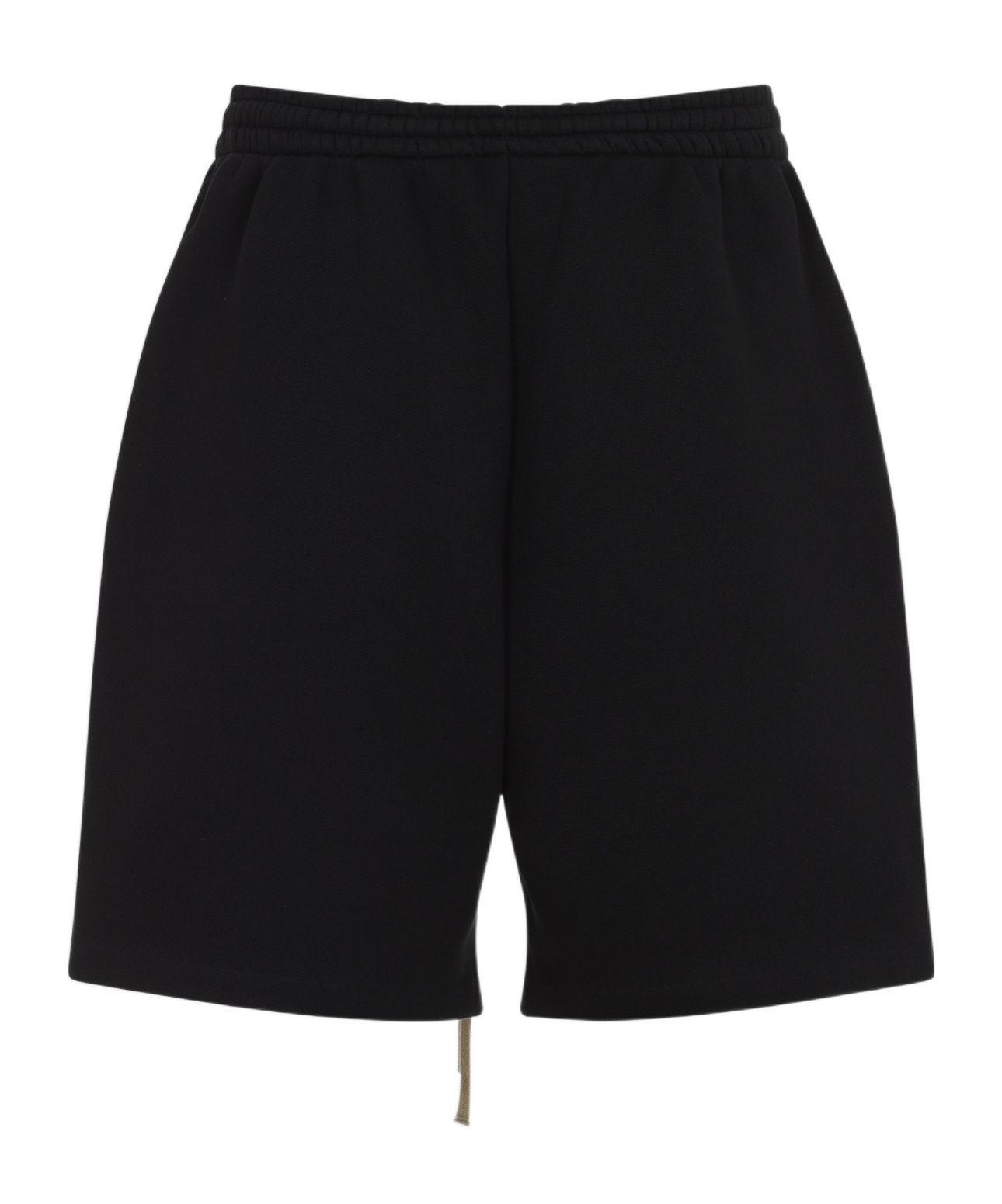 Fear Of God Mens Navy Tailored Brand-patch Relaxed Wool Shorts Xl In Black