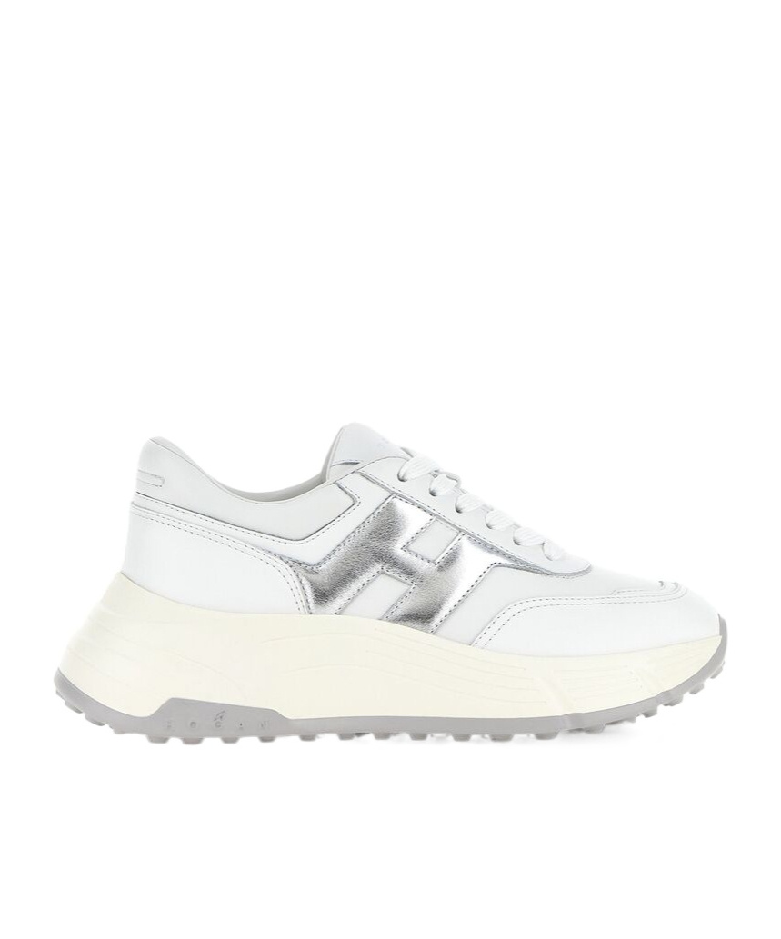 Hogan Laced Sneakers In White