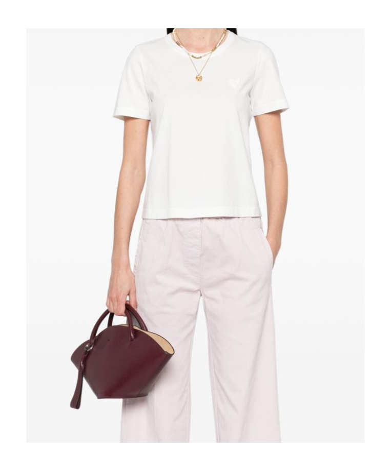Shop Forte Forte Short-sleeved T-shirt In White