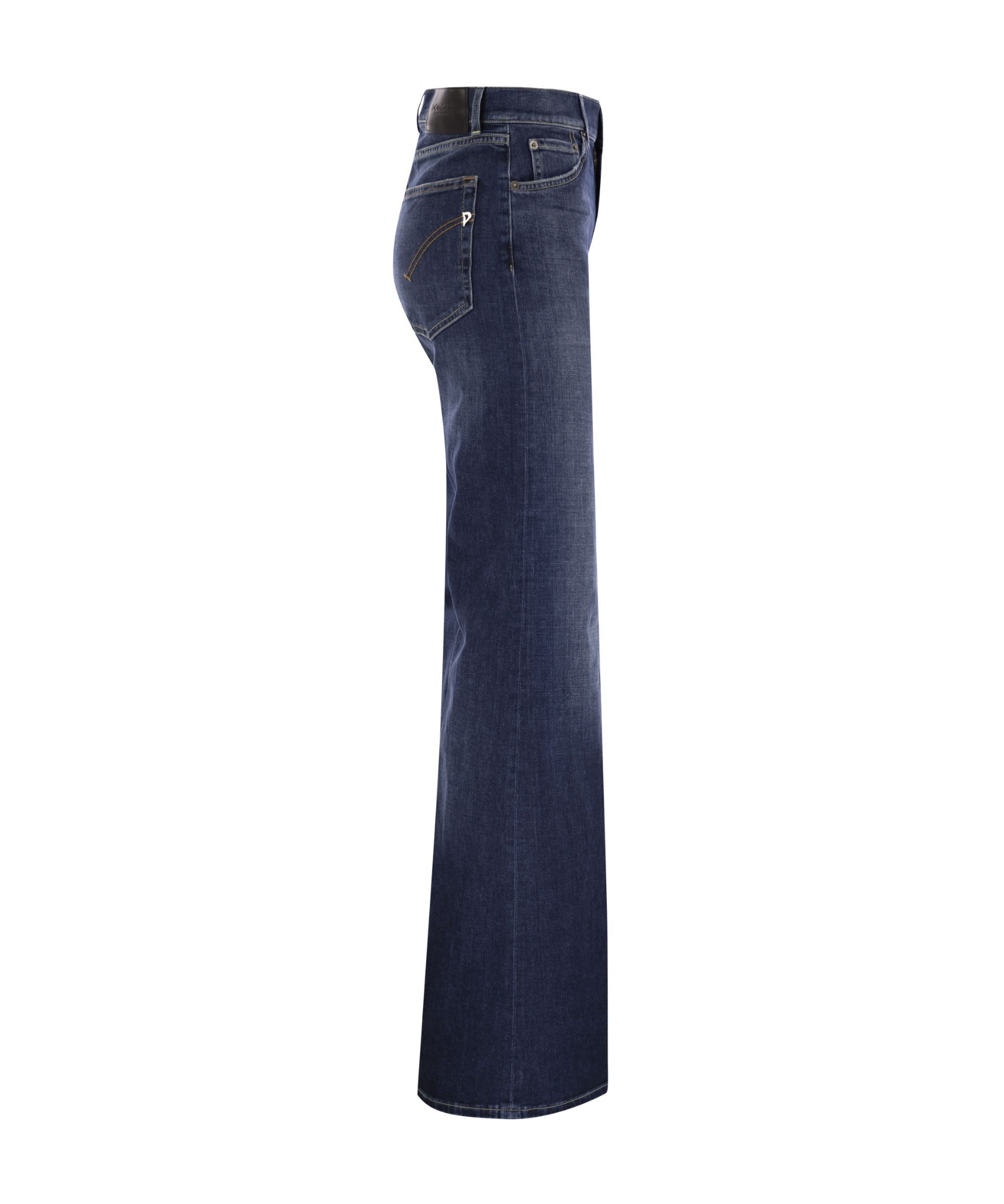 Dondup Pantalone Amber Blu In Black