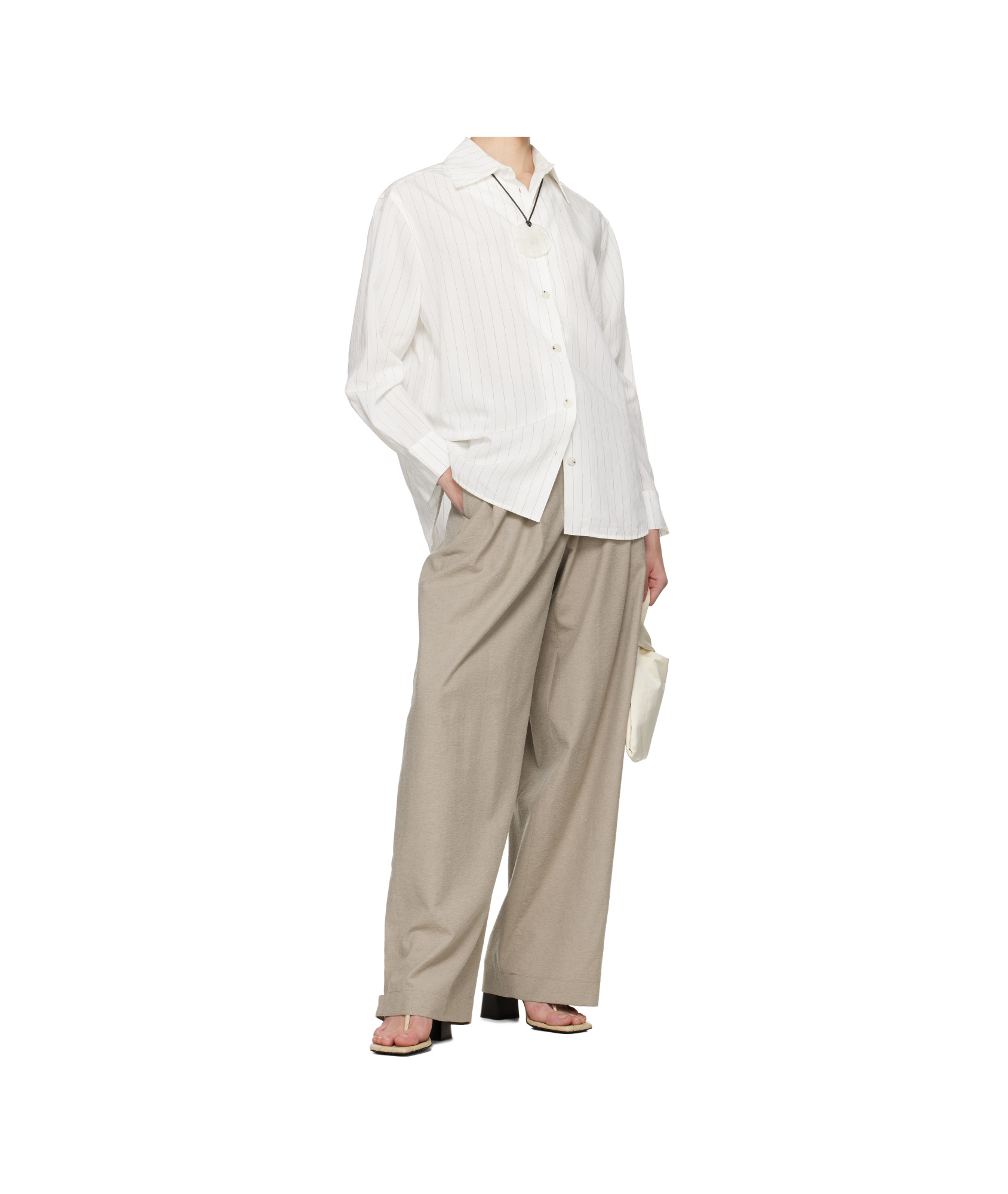 Nanushka Pleated Wide-leg Trousers