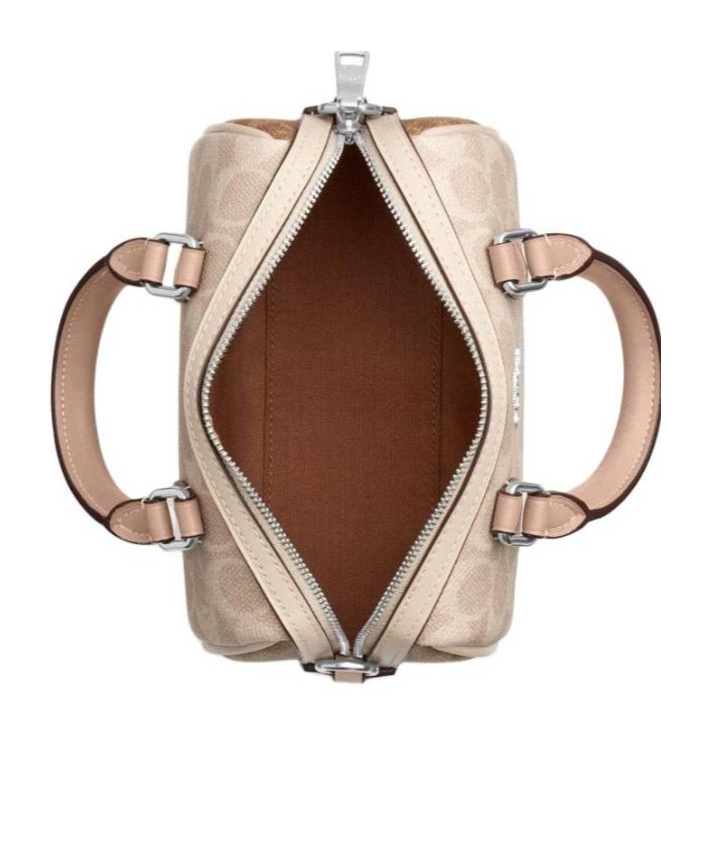 Coach Logo Shoulder Bag In Nude