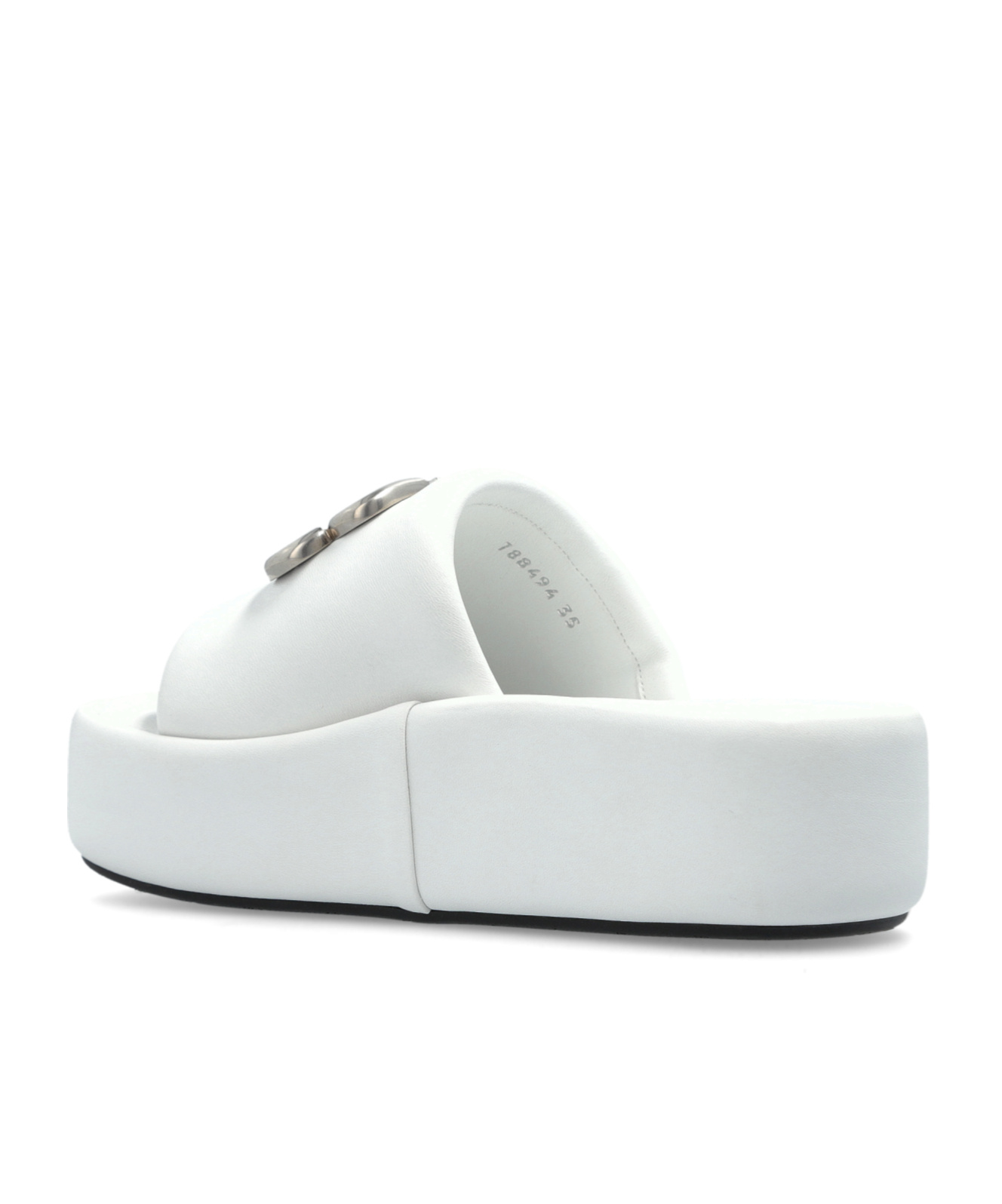 Balenciaga Thick Bottom Sandals In White