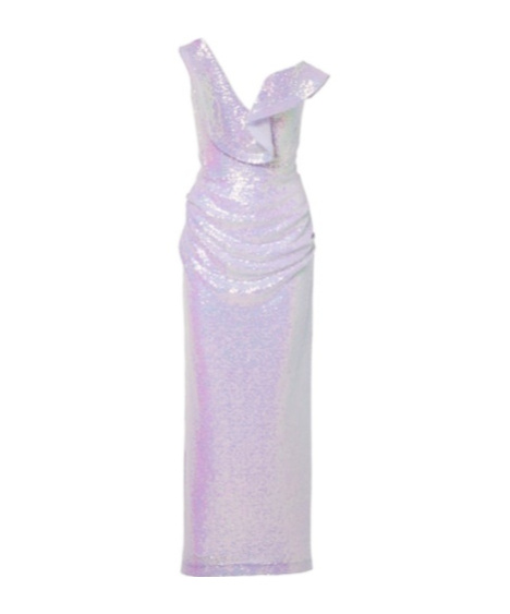 Maticevski Requiem Sequined Gown In Purple