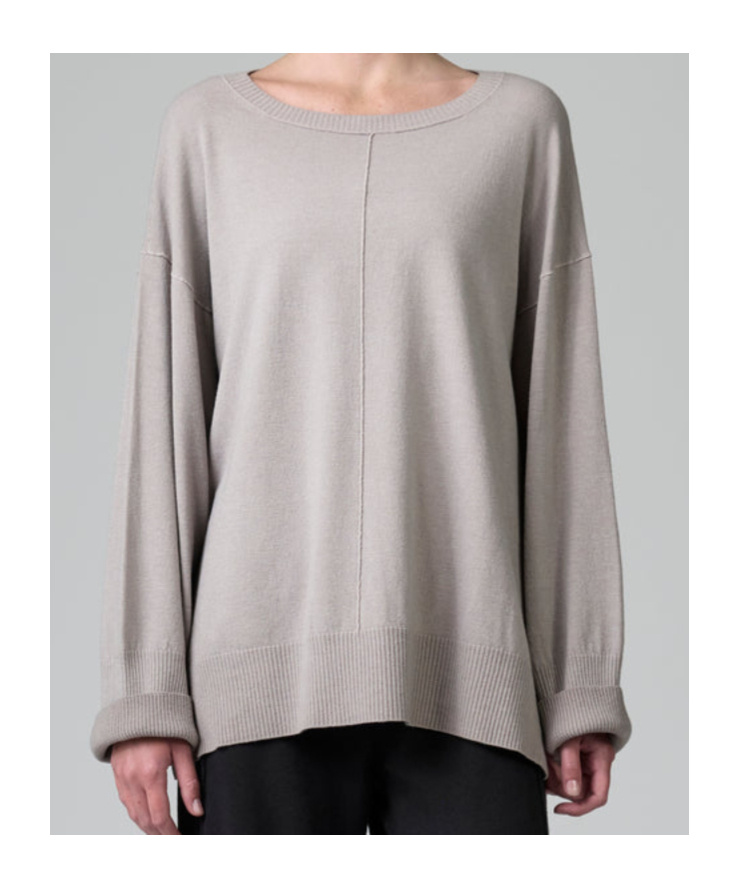 Transit Crew-neck Sweater In Gray