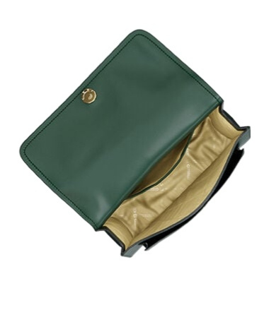 Michael Michael Kors Claire Small Shoulder Bag In Green