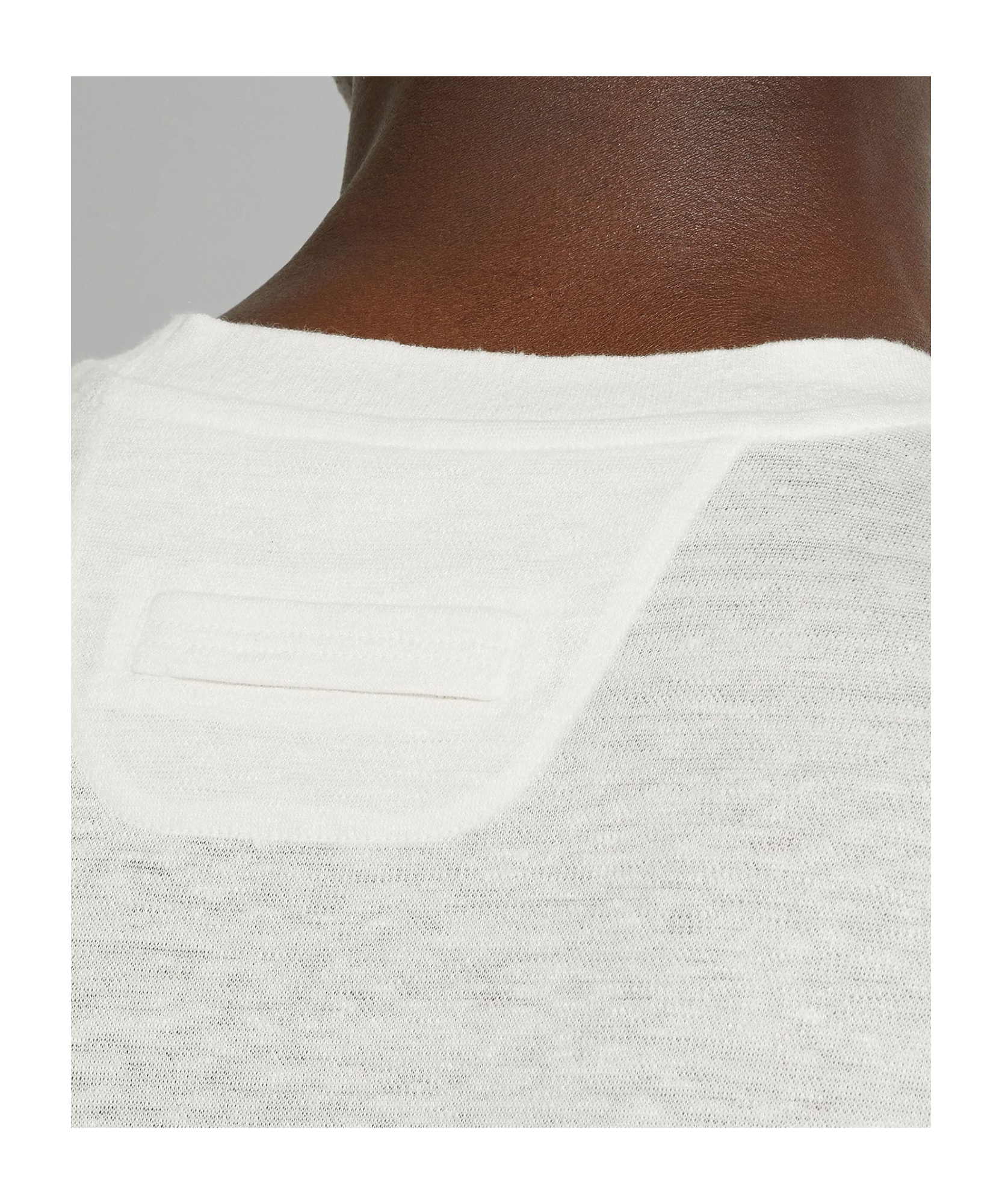 Zegna Short Sleeve Linen T-shirt In Neutral