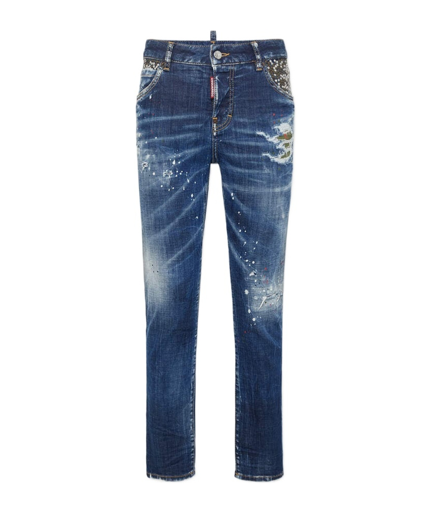 Dsquared2 Straight-leg Jeans In Blue