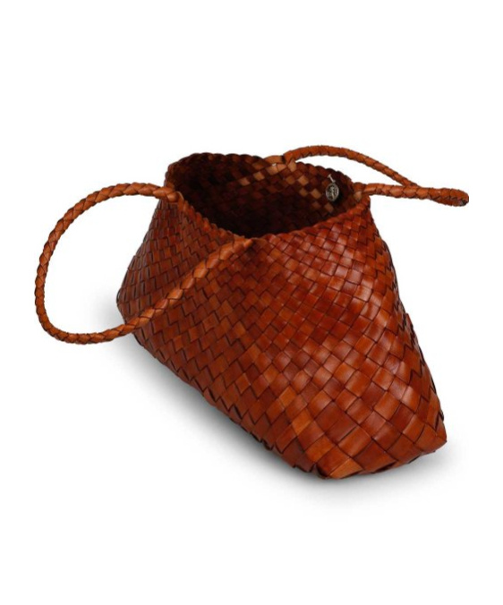 Dragon Diffusion Large Santa Croce Shoulder Bag In Brown