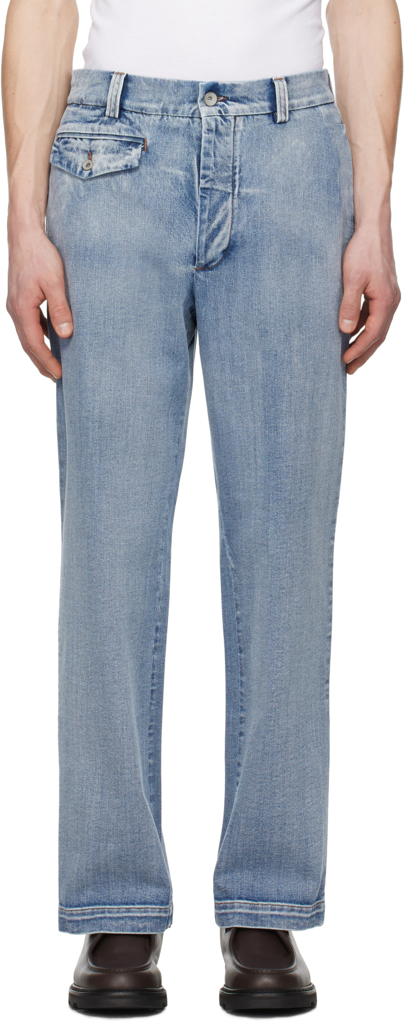 BARENA VENEZIA JEANS WITH BELT LOOPS