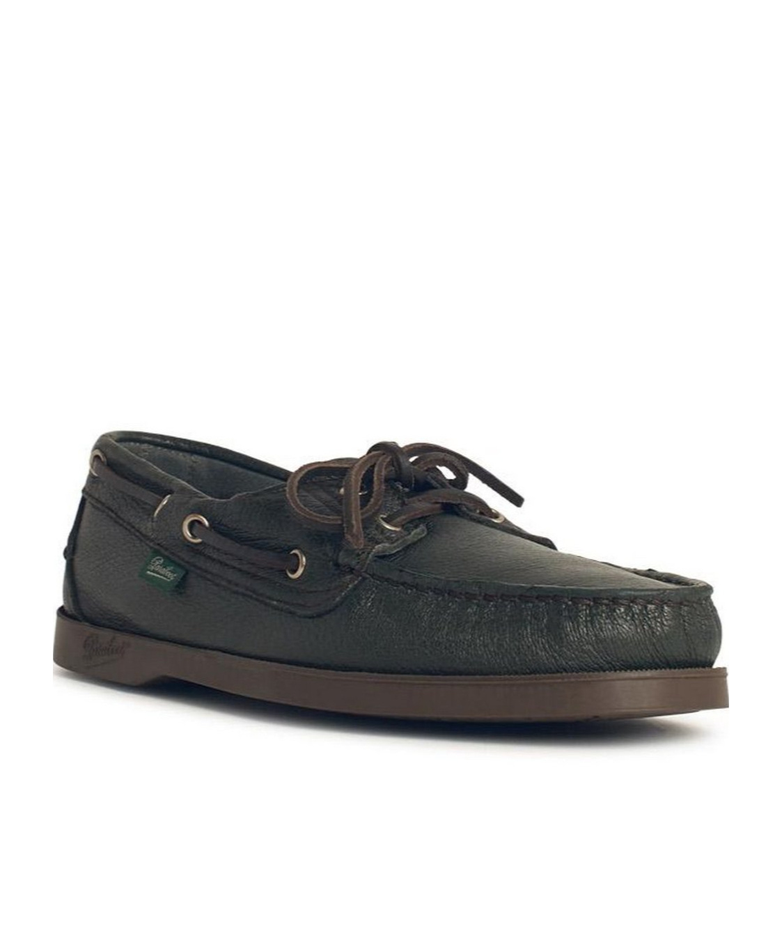 Paraboot Logo Patch Lace-up Shoes In Black