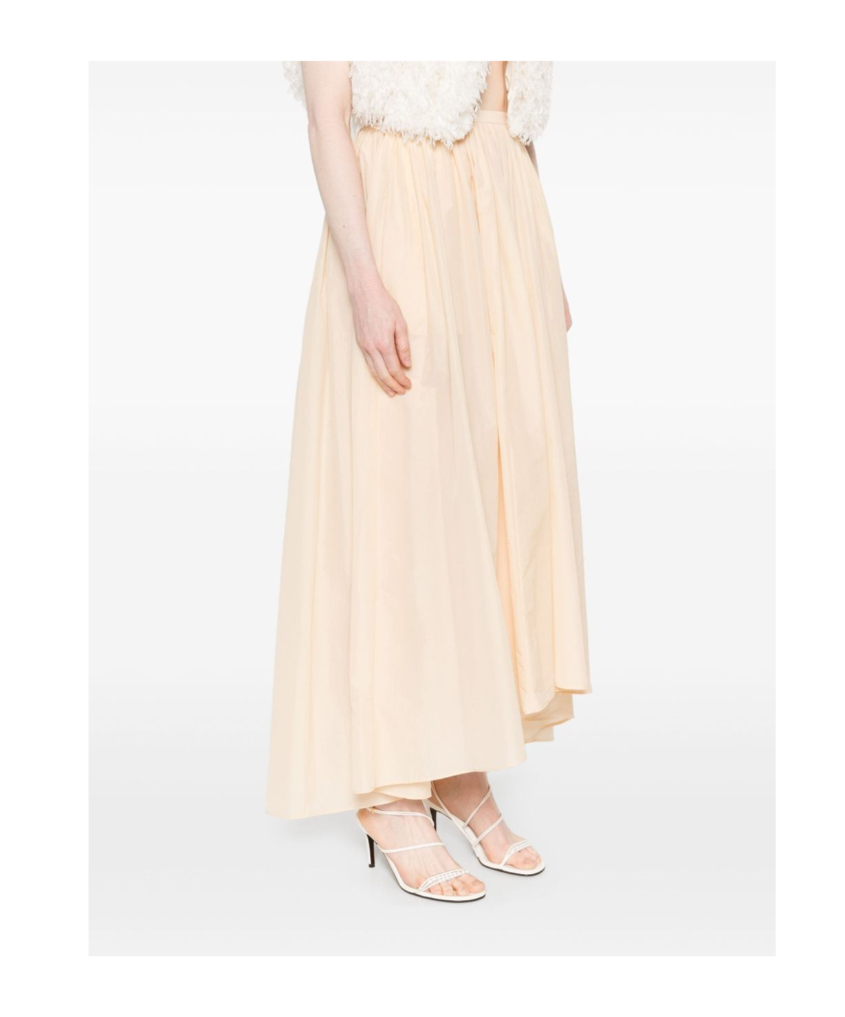Philosophy Di Lorenzo Serafini Pleated Maxi Skirt In Neutral