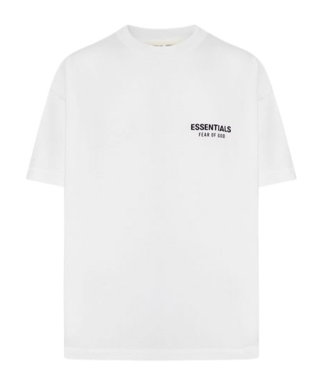 Essentials Fear Of God  Classic Short-sleeved T-shirt In White