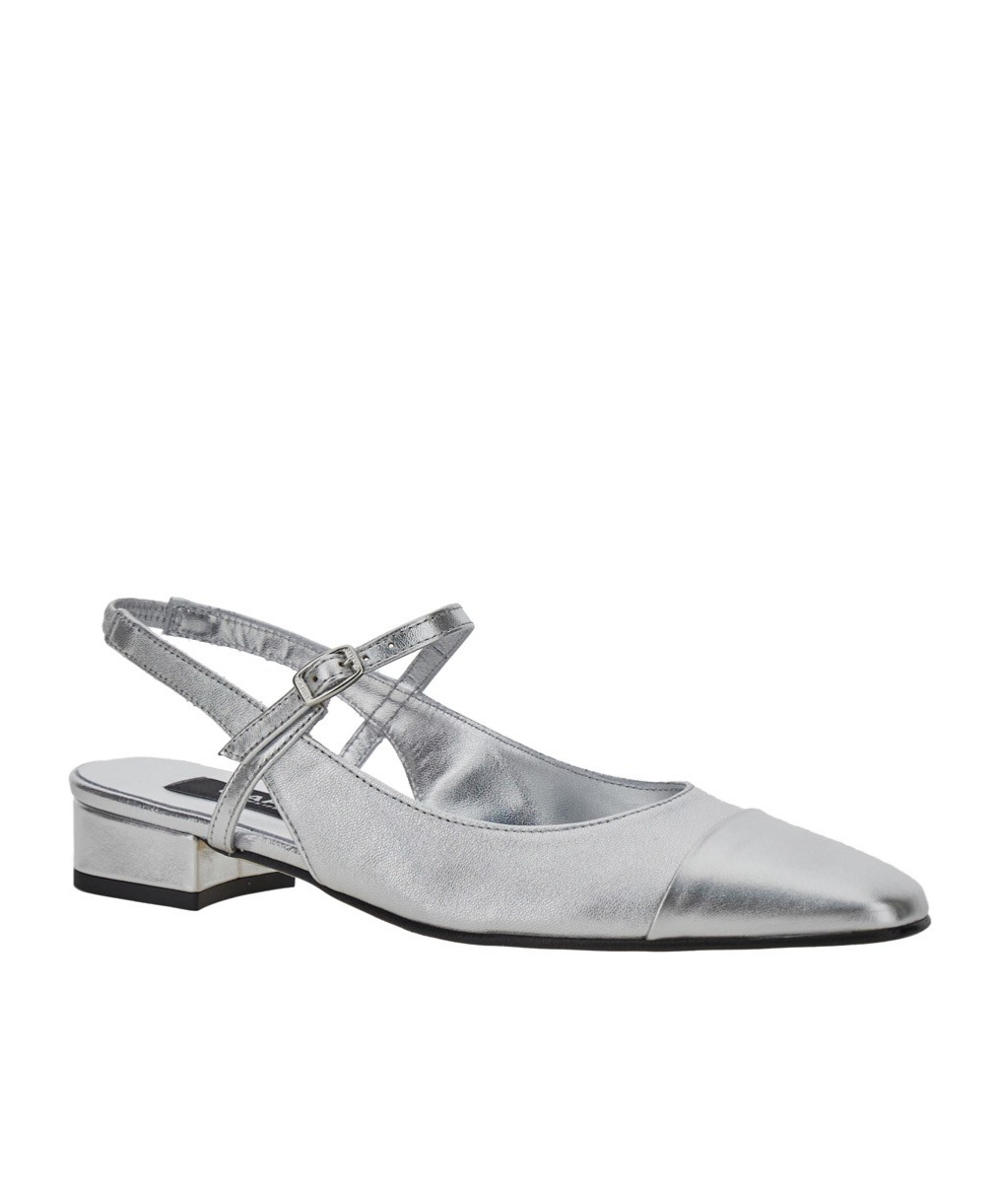 Carel Paris Open-heeled Ballet Shoes In Gray