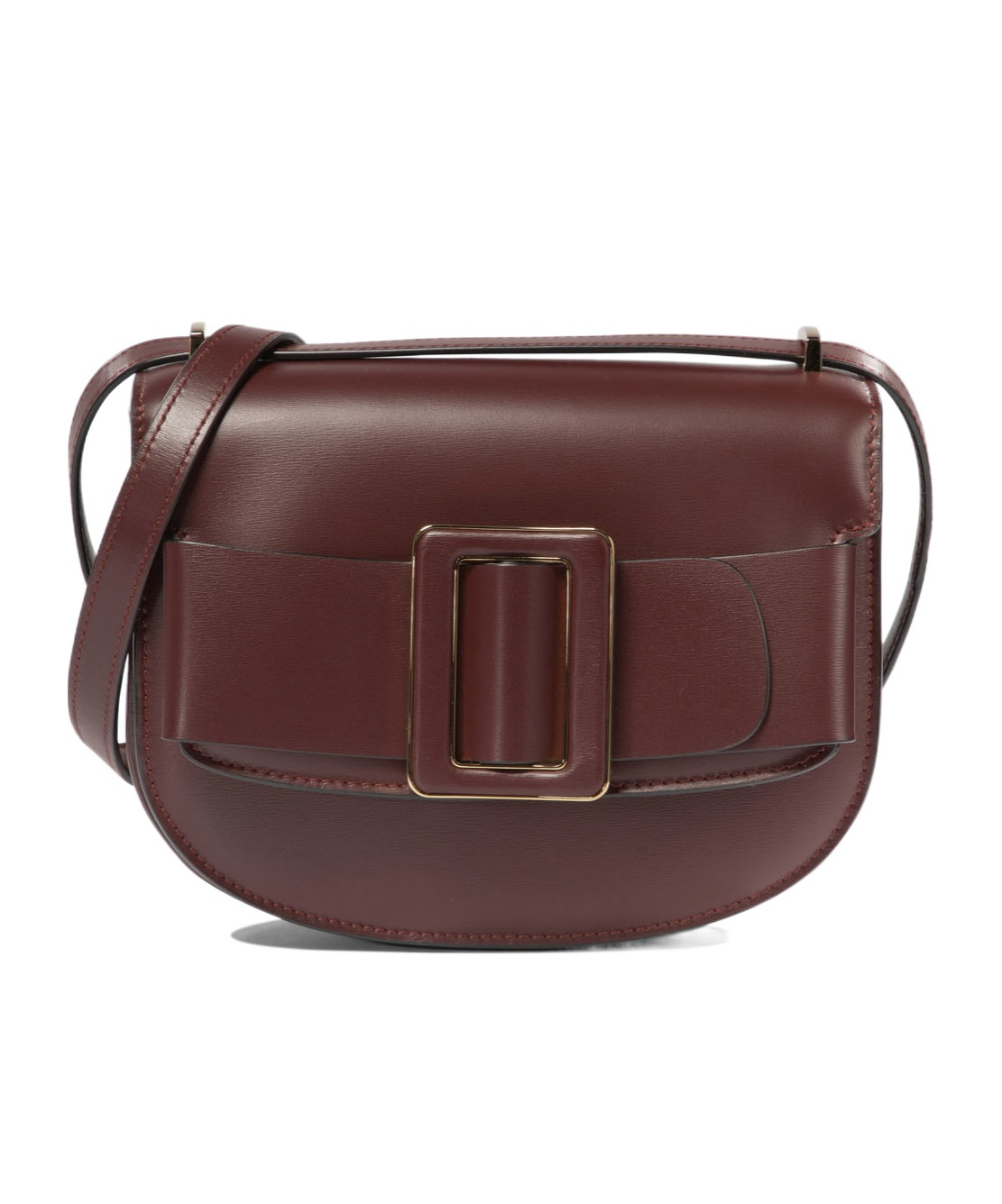Boyy "strap Buckle" Shoulder Bag In Red