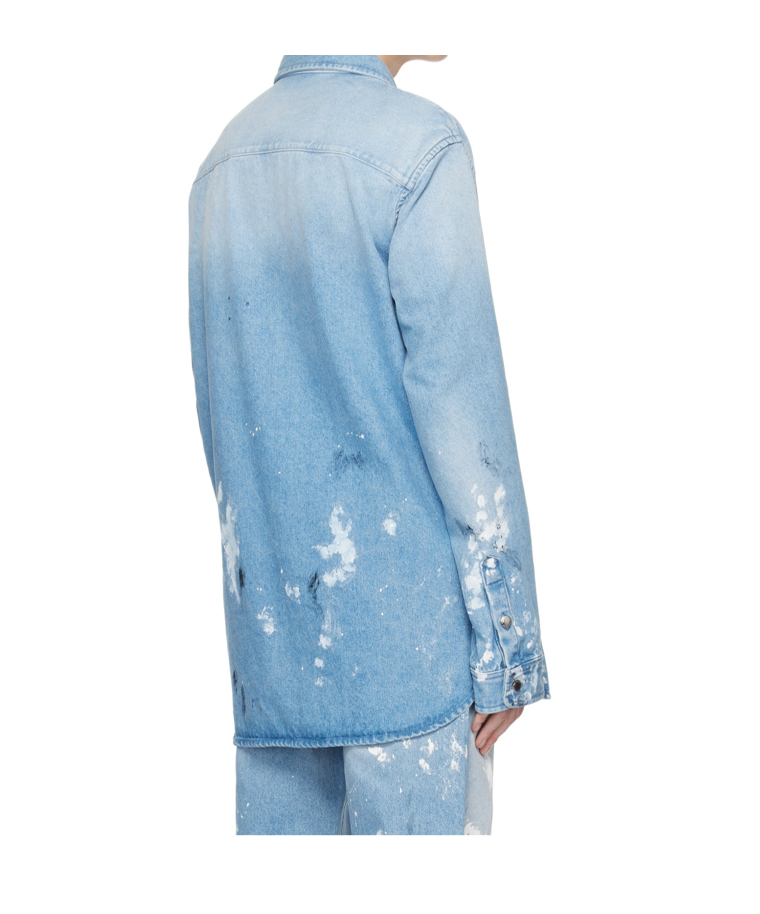 Darkpark Blue Victor Denim Shirt In Blue