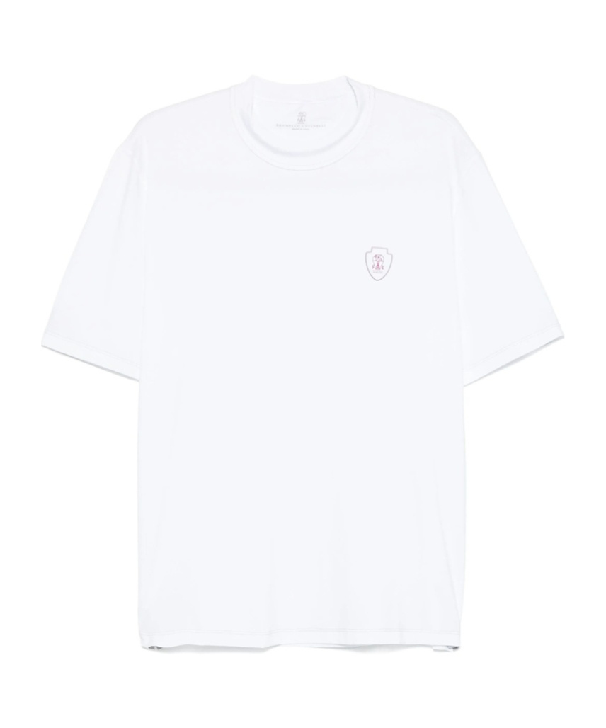 Brunello Cucinelli Layered-details T-shirt In White