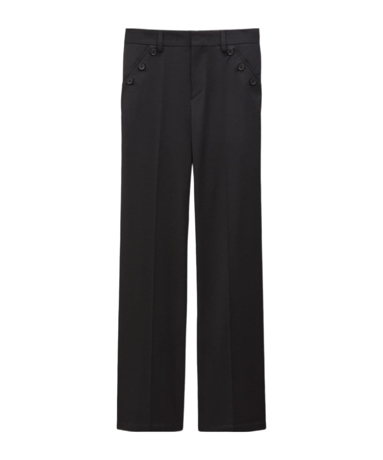 Filippa K Straight Leg Tailored Trousers In Blue