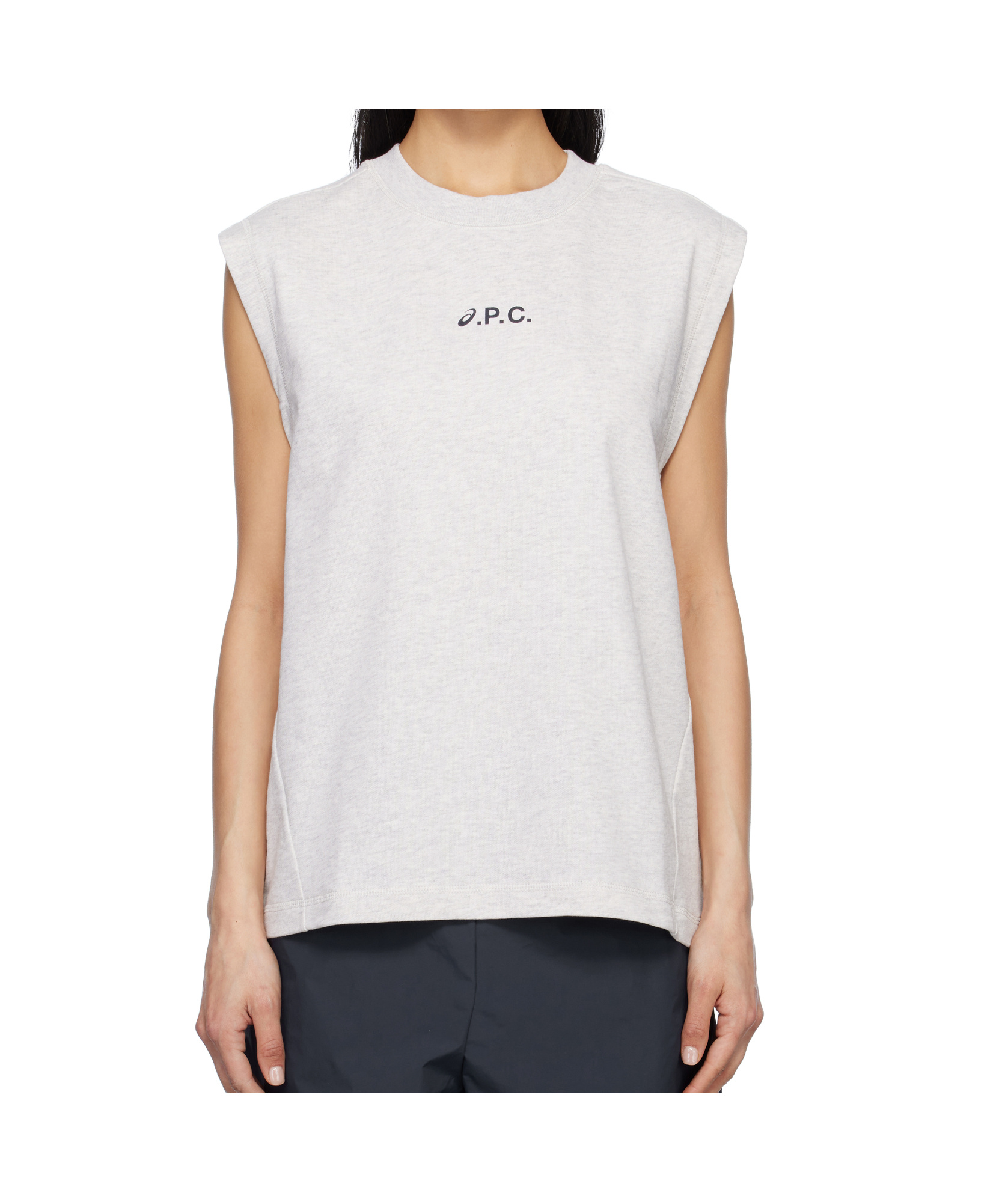 Apc Gray Asics Edition Sky Tank Top In Grey