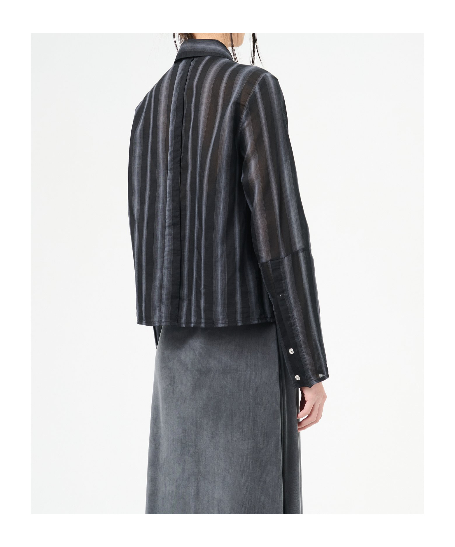 Shop Our Legacy Striped Shirt In Black