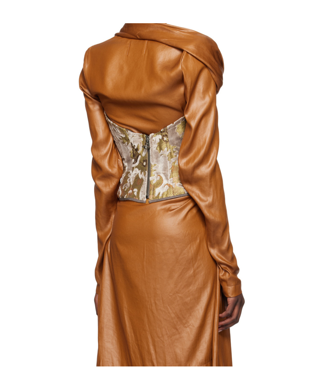 Vivienne Westwood Bella Cupless Tight Tank Top In Brown