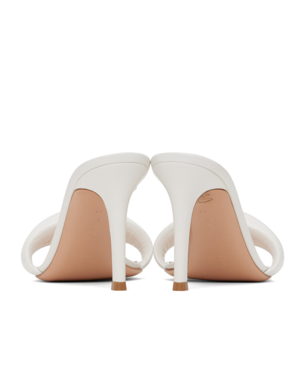 GIANVITO ROSSI OPEN-TOED ROUND HEAD HIGH-HEELED SANDALS