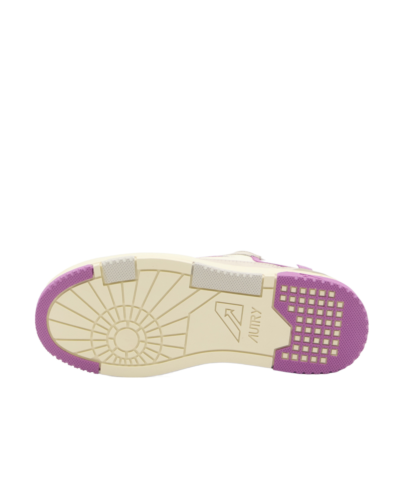 Autry Clc Low Sneakers In Leather Color Suede And Fabric In Nude