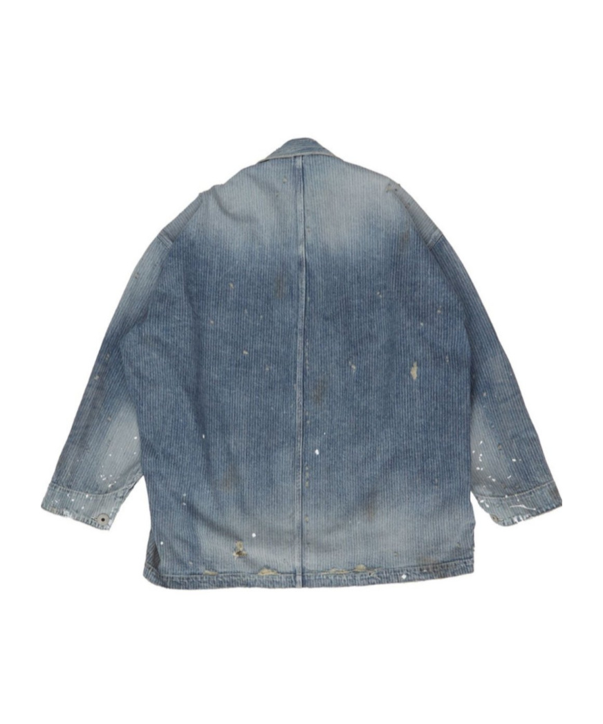 Miharayasuhiro Maison Mihara Yasuhiro Aged Chore Jacket In Gray