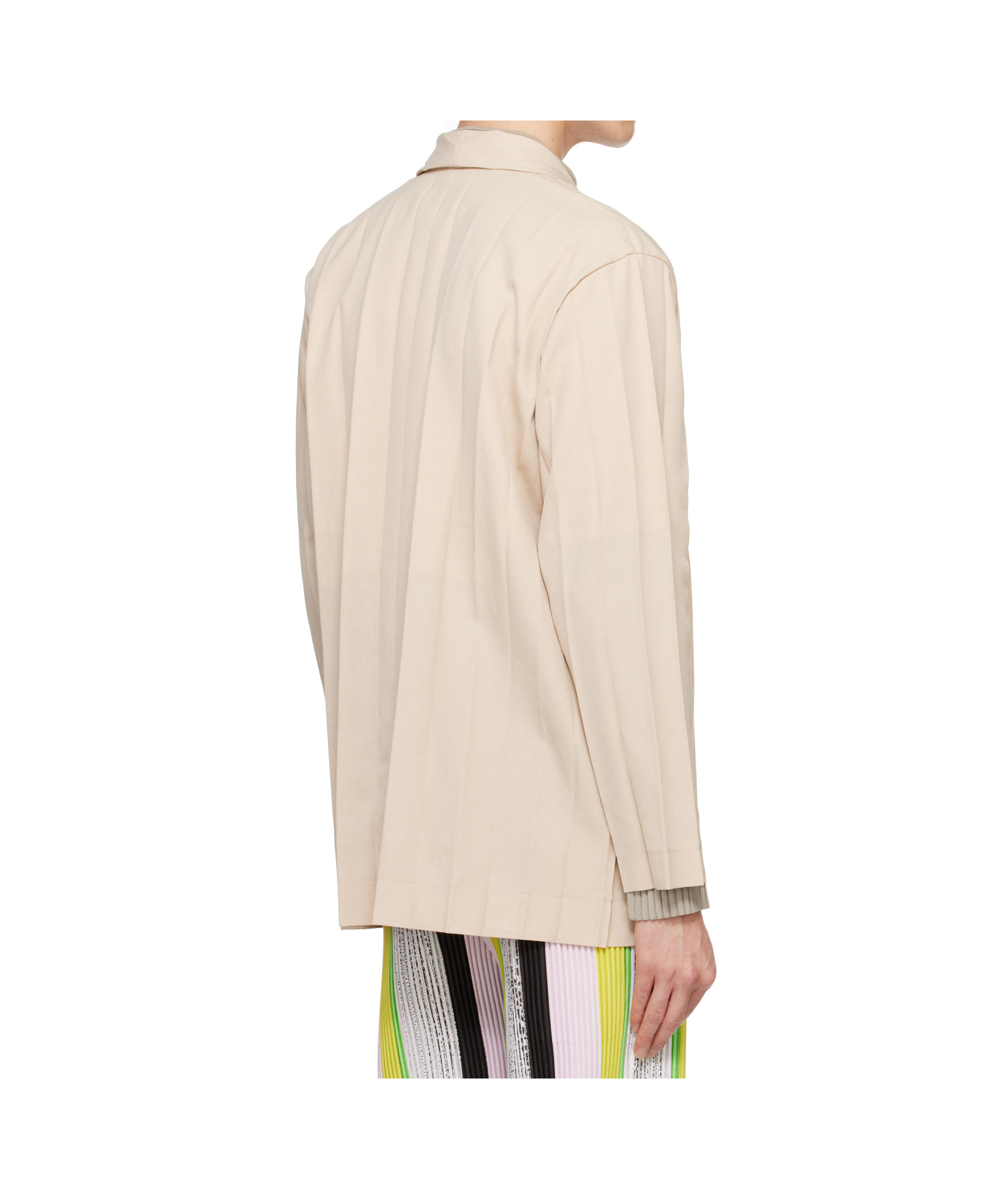 Issey Miyake Single-breasted Blazer In Nude