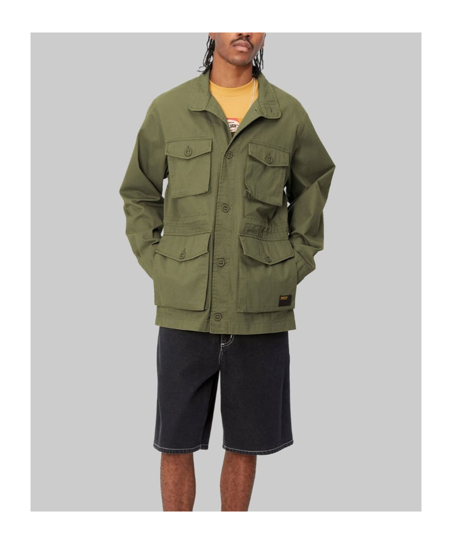Carhartt Veste Unity Dundee Heavy Enzyme Wash In Green
