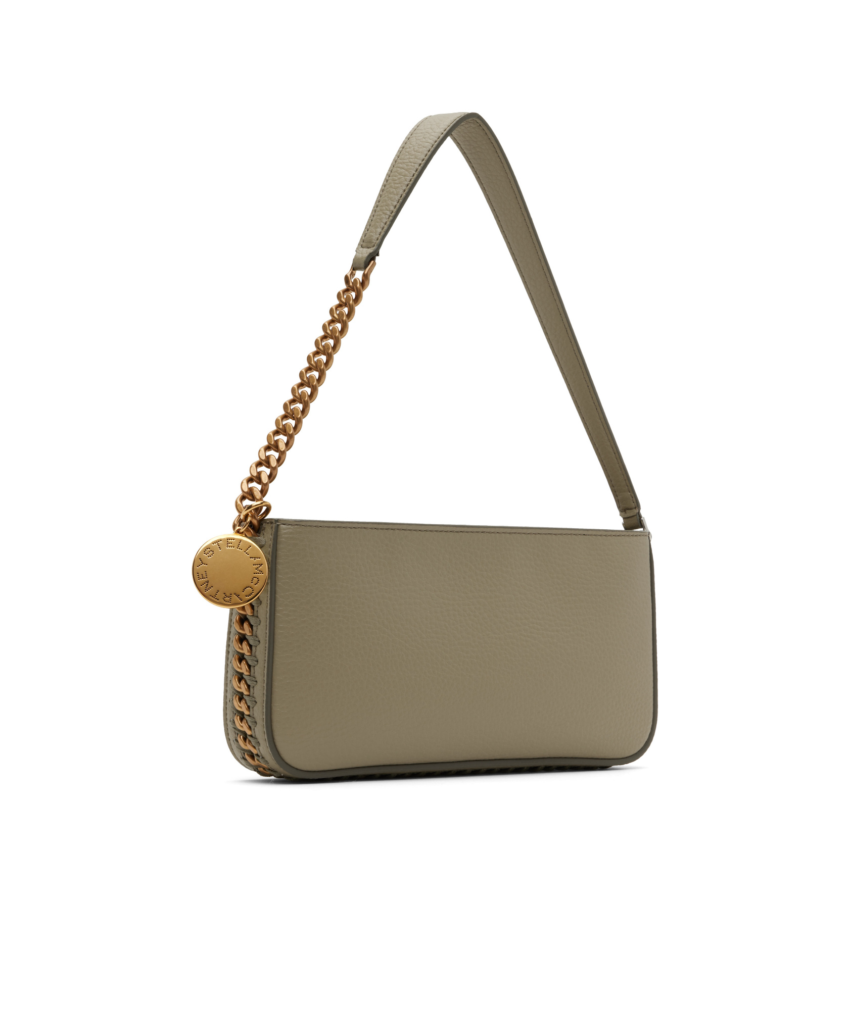 Stella Mccartney Chain Shoulder Bag In Gray