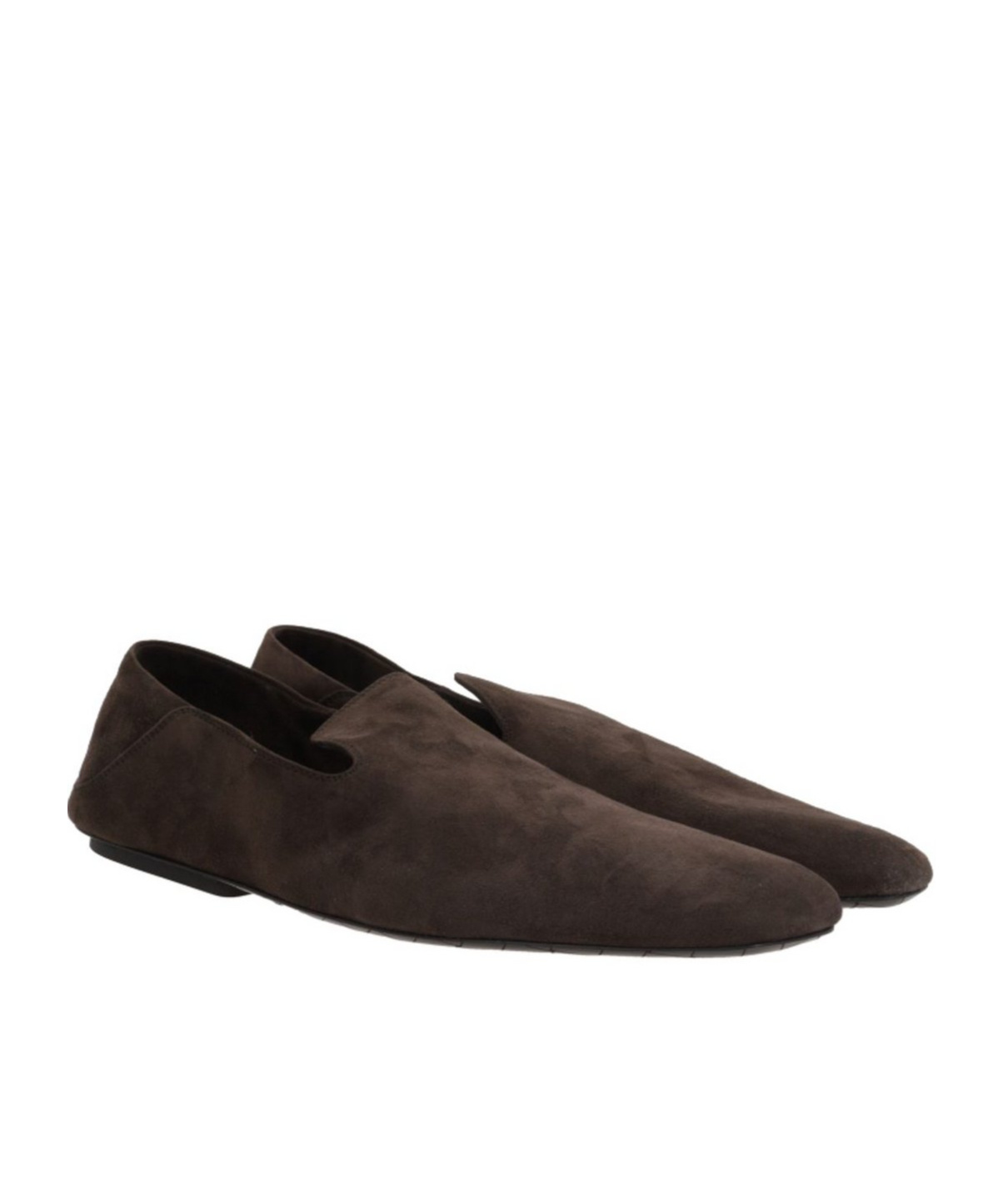 Bottega Veneta Square-toed Sandals In Black